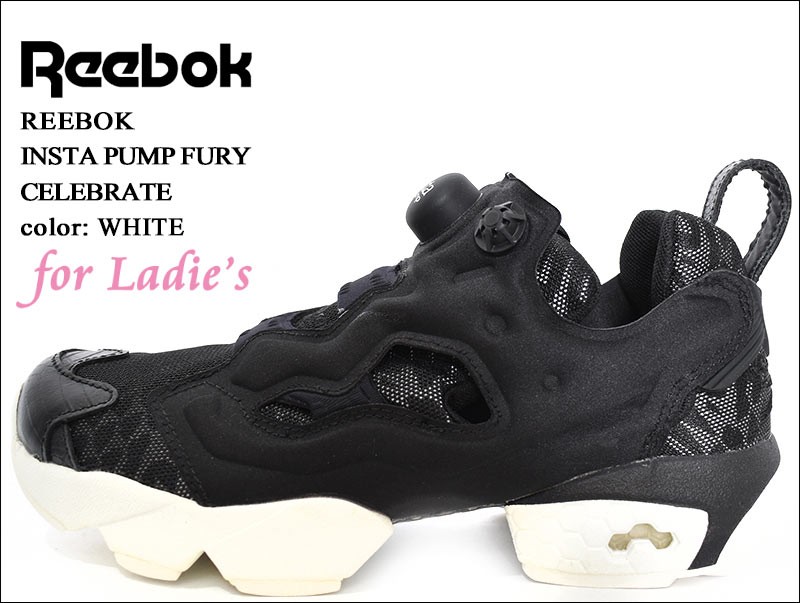 Reebok Insta Pump ブラック　レディース　25㎝ Reebok SALE 限定 リーボック インスタ ポンプフューリー セレブ