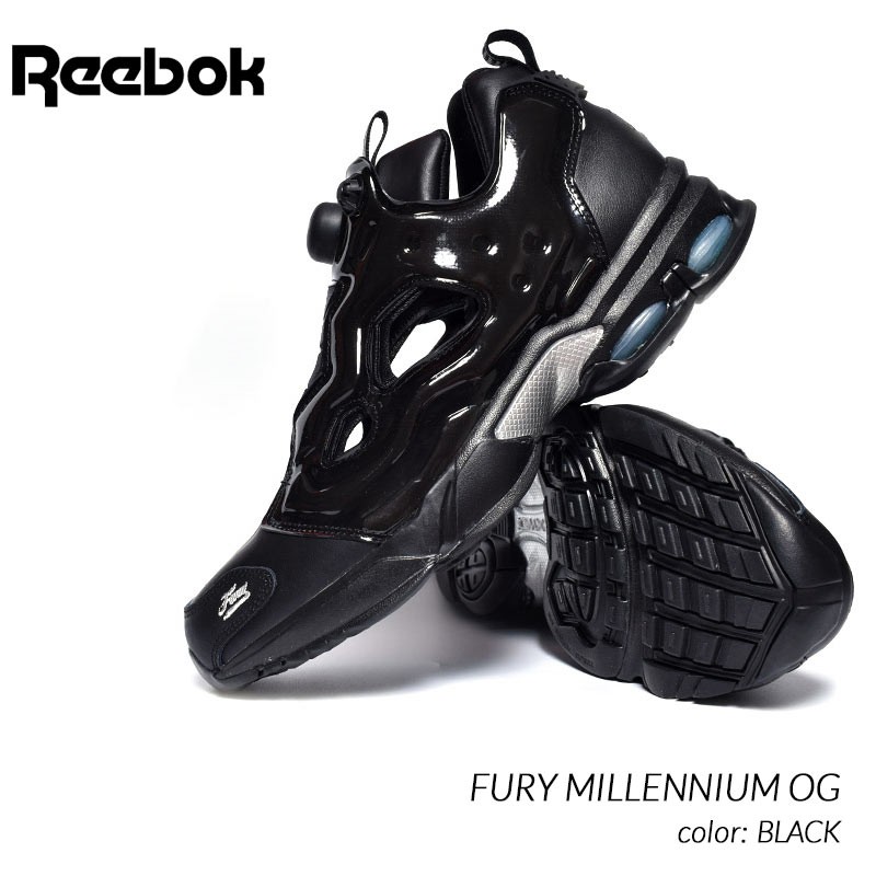 REEBOK FURY MILLENNIUM OG BLACK リーボック ポンプフューリー ミレニアム スニーカー ( 黒 ブラック PUMP  メンズ DV7676 )