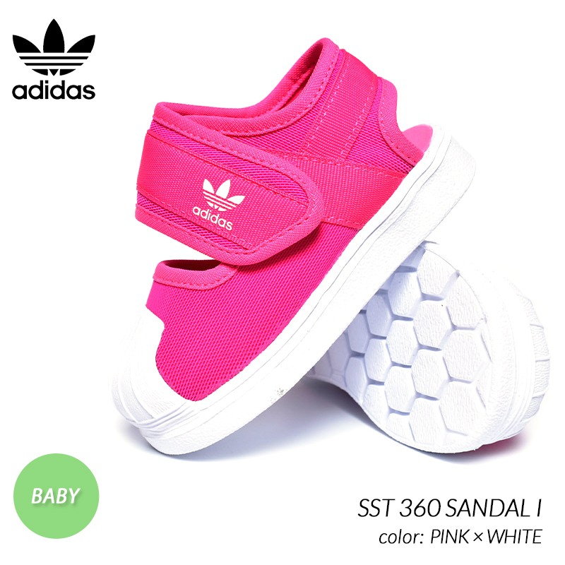 adidas SST 360 SANDAL I PINK × WHITE アディダス キッズ ベビー