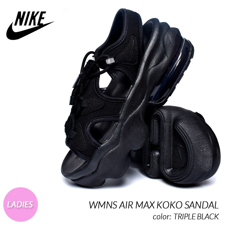 サンダル・ミュール Nike Air Max Koko Triple Black (W) 楽天市場】【15時までのご注文で即日発送！！】NIKE WMNS AIR