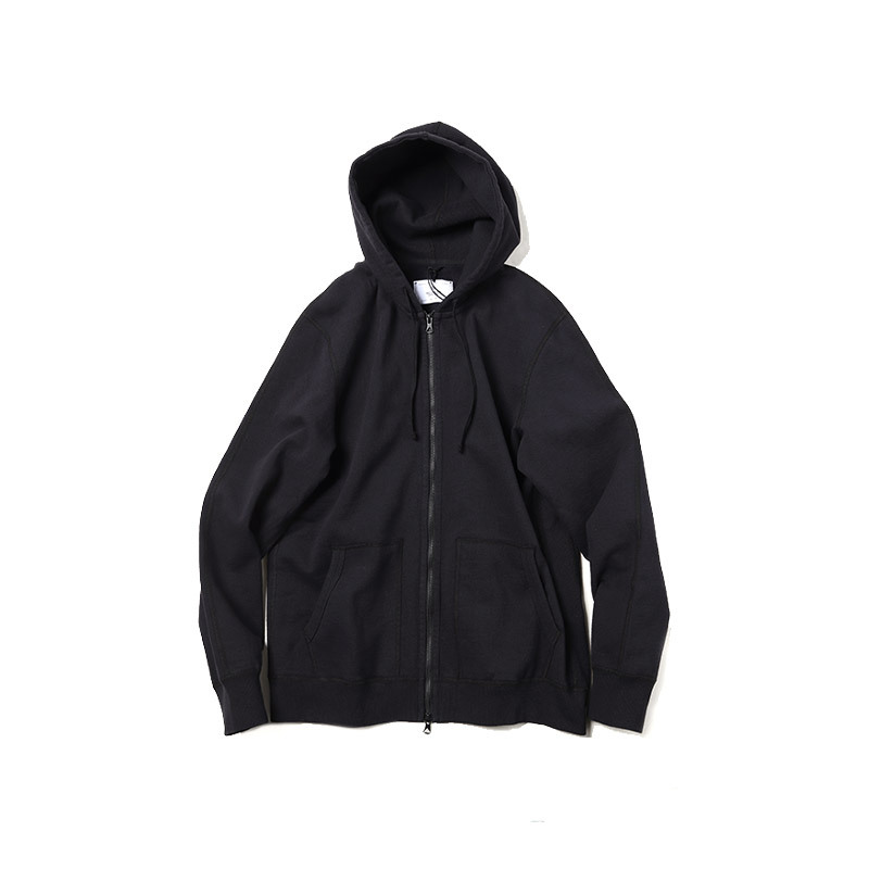 REIGNING CHAMP HEAVYWEIGHT TERRY FULL ZIP HOODIE BLACK