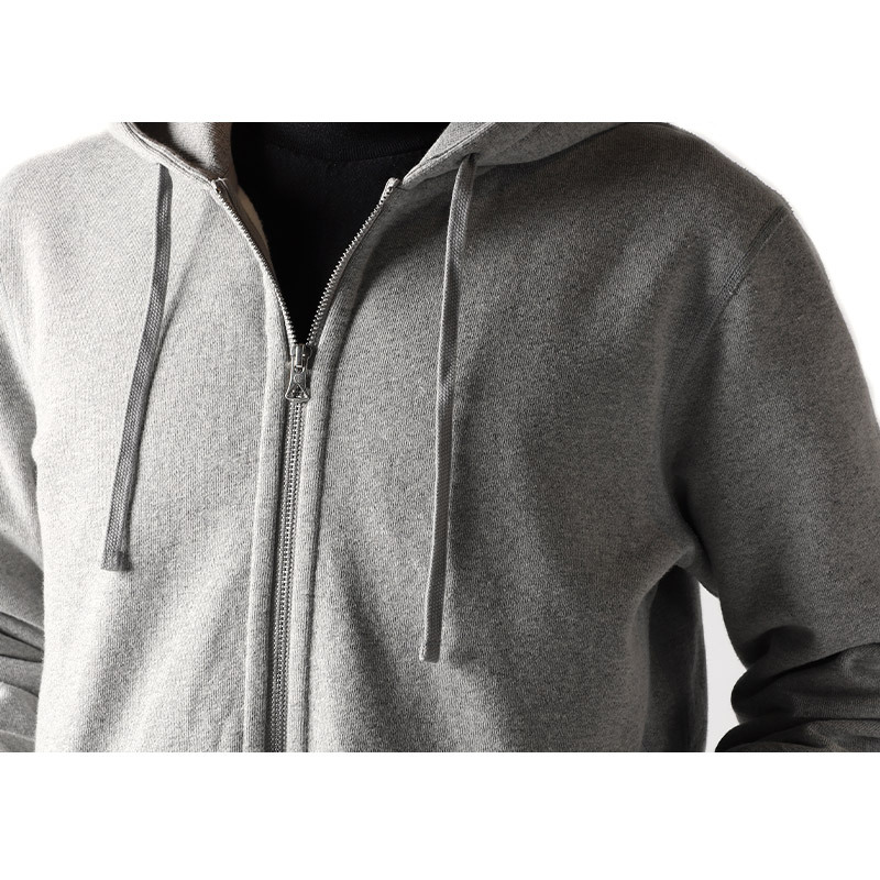 REIGNING CHAMP HEAVYWEIGHT TERRY FULL ZIP HOODIE GRAY REIGNING CHAMP HEAVYWEIGHT TERRY FULL ZIP HOODIE GRAY
