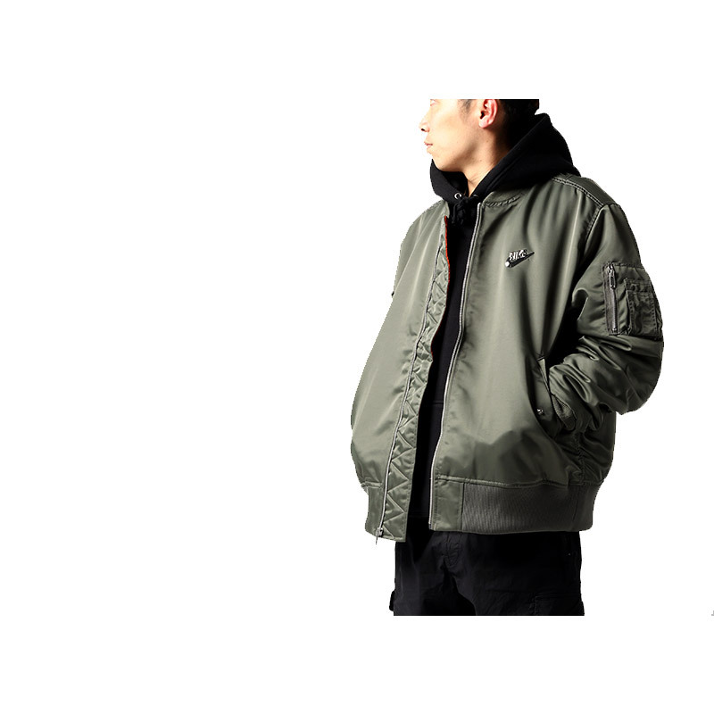 NIKE PUNK PACK BOMBER JACKET KHAKI × ORANGE ナイキ パンクパック 