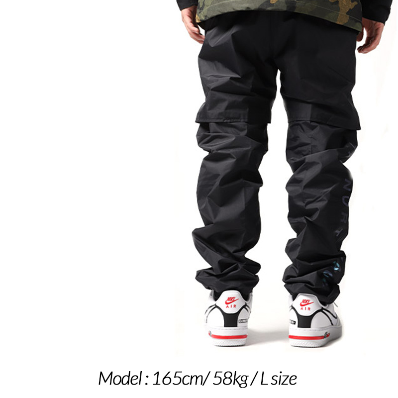 日本未発売 THE NORTH FACE CULTIVATION RAIN PANTS BLACK ザ ノースフェイス ナイロン パンツ( 黒  NF0A3MICAW2 )