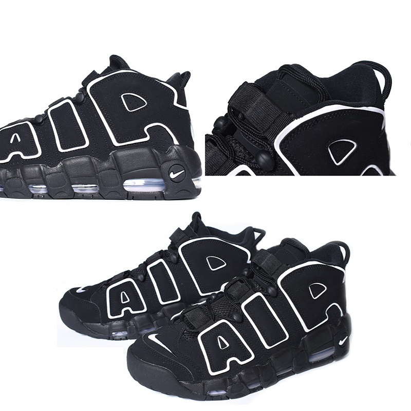 NIKE AIR MORE UPTEMPO “BLACK WHITE