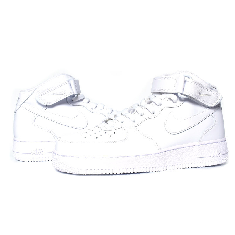 ナイキ エアフォース1 ミッド　ホワイト　26cm NIKE AIR FORCE 1 MID '07 