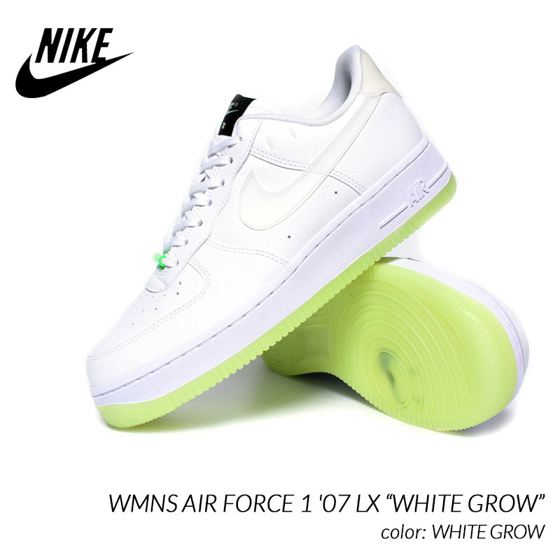 NIKE WMNS AIR FORCE 1 '07 LX “WHITE GROW” ナイキ ウィメンズ エア 