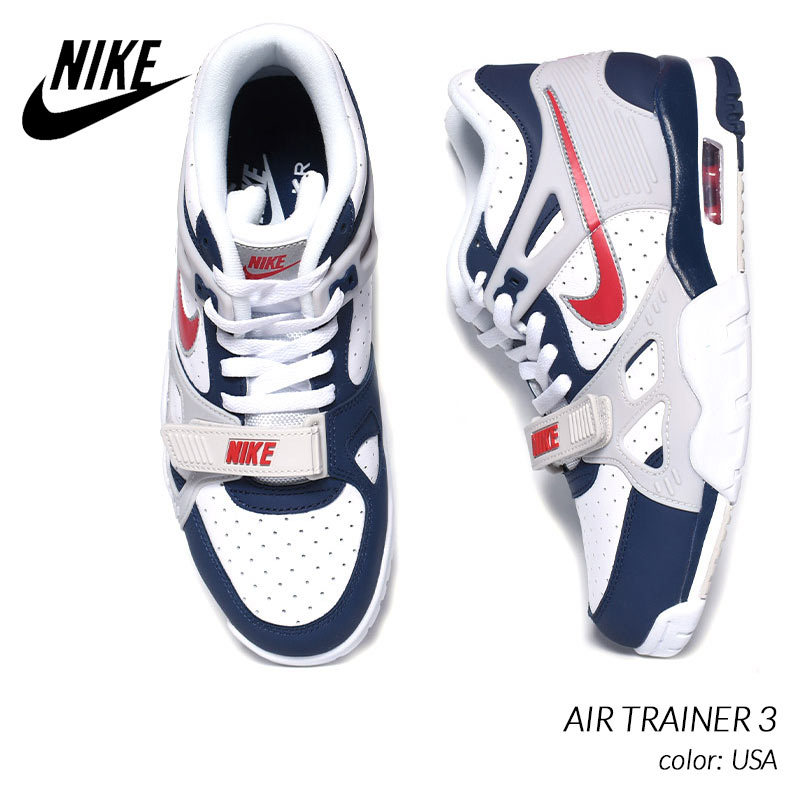 日本未発売 Nike Air Trainer 3 Usa ナイキ エアトレーナー スニーカー シカゴ 海外限定 白 紺 ホワイト ネイビー メンズ Cn0923 400 2875 Precious Place 通販 Yahoo ショッピング