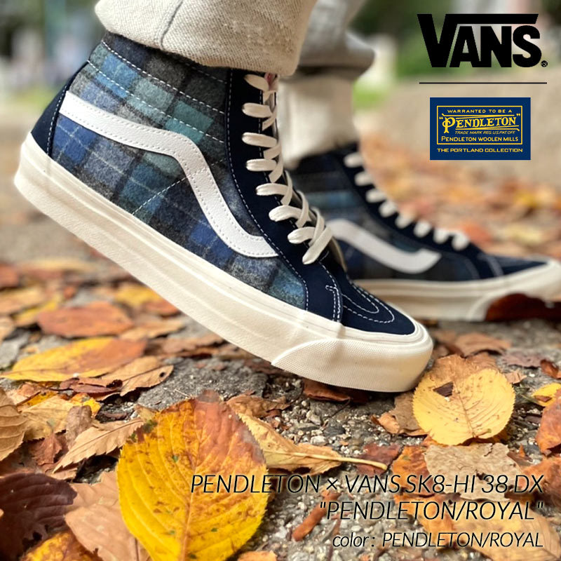 PENDLETON × VANS SK8-HI 38 DX 