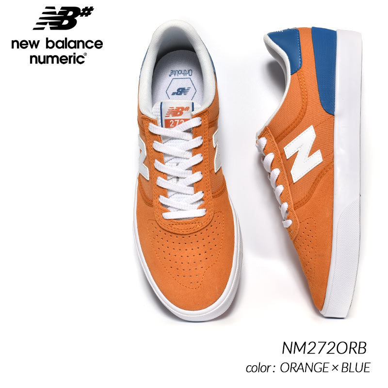 日本未発売 NEW BALANCE NUMERIC NM272ORB ORANGE × BLUE