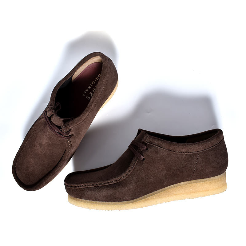 バーゲンセール CLARKS クラークス メンズ ワラビー スエード モカシン クレープソール スタンダード シューズ カジュアル Wallabee  26156606 fucoa.cl