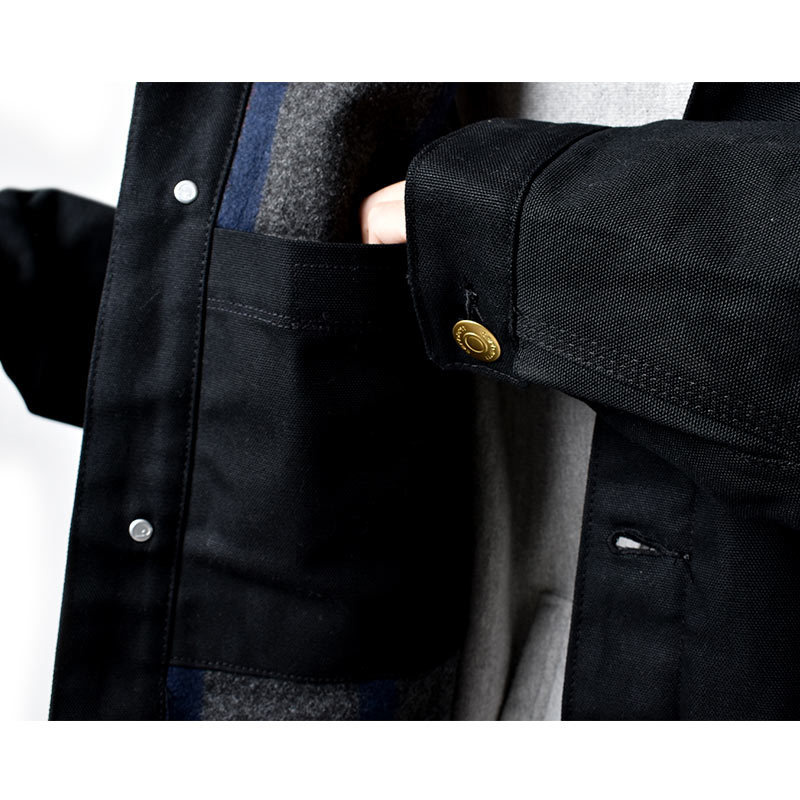 Carhartt CARHARTT DUCK CHORE COAT BLANKET LINED BLACK