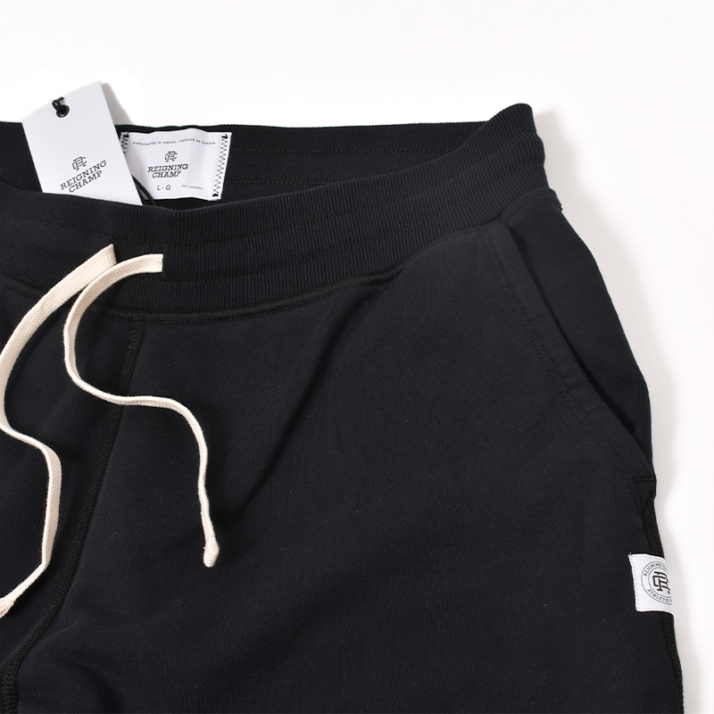 REIGNING CHAMP スウェットハーフパンツ　ブラック Reigning Champ | レイニングチャンプ】Lightweight Terry