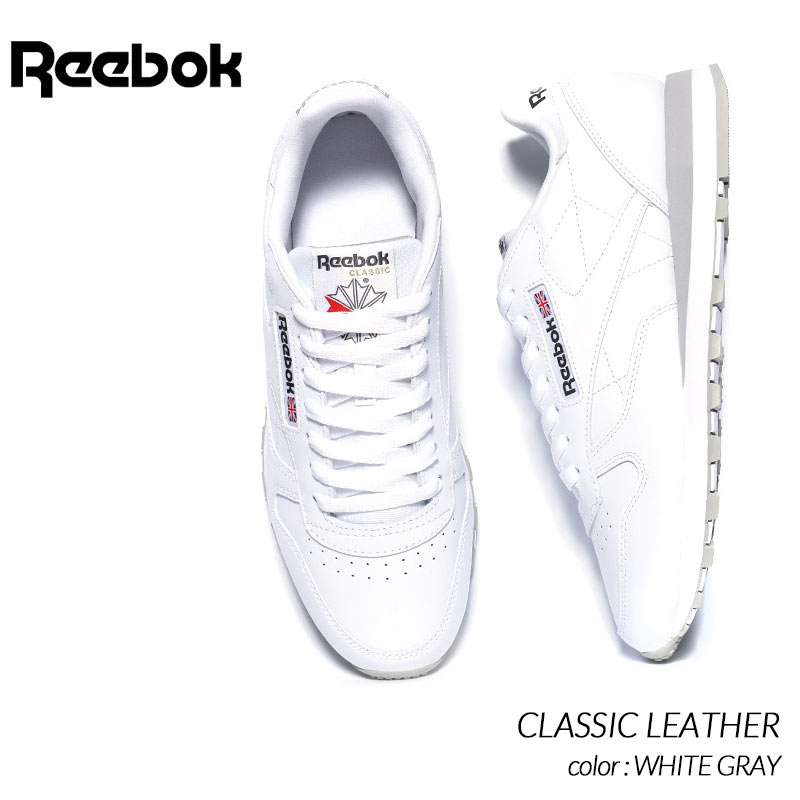 REEBOK CLASSIC LEATHER ”WHITE リーボック クラシックレザー スニーカー ( 白 ホワイト グレー レディース ウィメンズ ) PLACE - 通販 - Yahoo!ショッピング
