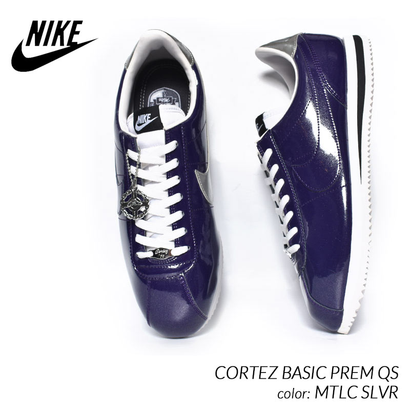 NIKE CORTEZ BASIC PREM QS ”MTLC SLVR” ナイキ コルテッツ ベーシック