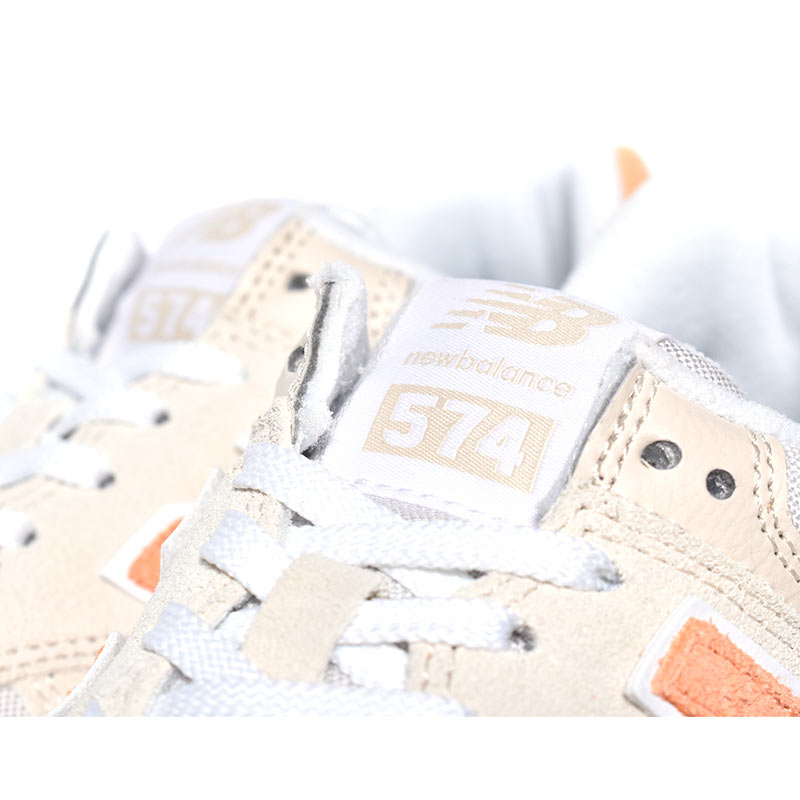 国内配送 New Balance WL574 COR BEIGE/ORANGE New Balance NEW BALANCE WL574RD2 ”BEIGE ORANGE