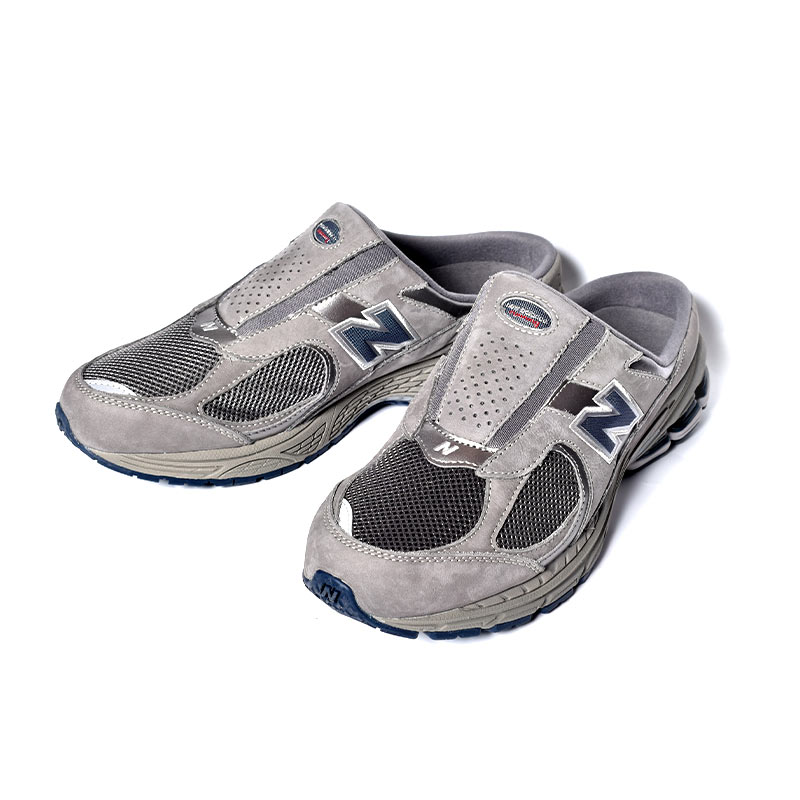 ニューバランス M2002RMJ ミュール サンダル スリッポン　グレー sugaronlineshop_nb-m2002rma