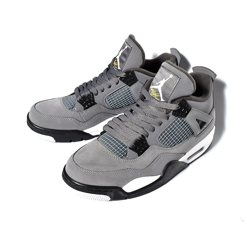 AIR JORDAN 4 RETRO/エアジョーダンレトロ/グレー/308497-007/28cm/GRY