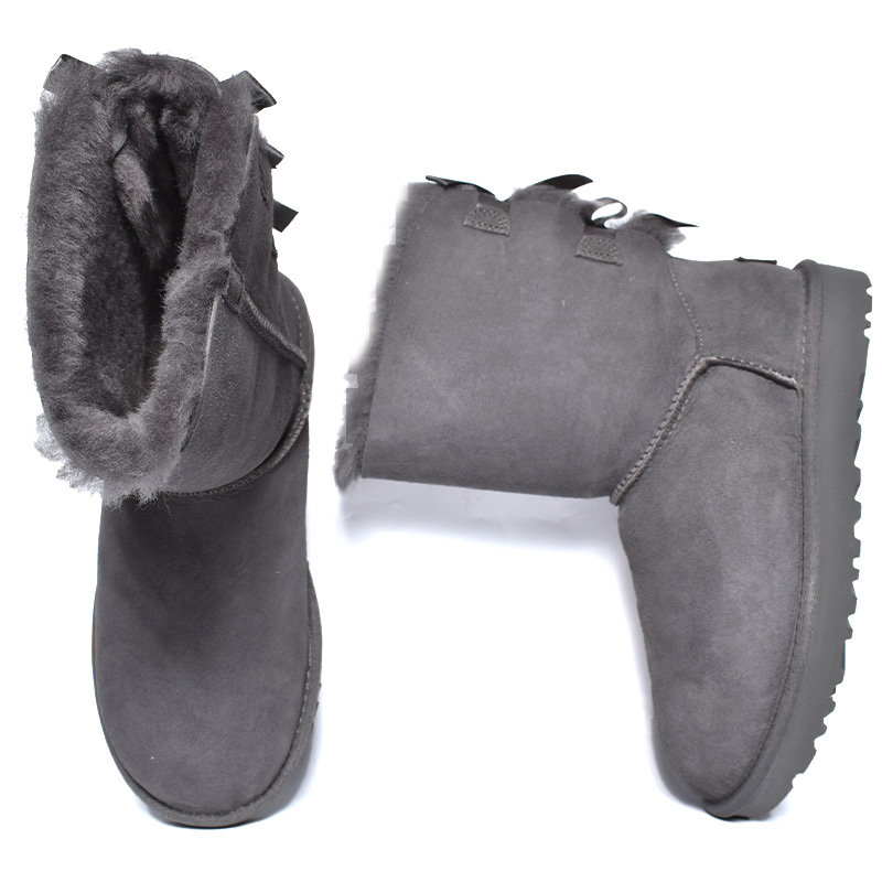 UGG WOMENS BAILEY BOW II GRAY アグ ムートンブーツ ベイリー UGG WOMENS BAILEY BOW II GRAY アグ ムートンブーツ ベイリー