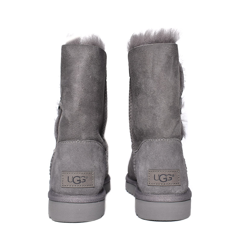 UGG WOMEN BAILEY BUTTON II GRAY アグ ムートンブーツ ベイリー