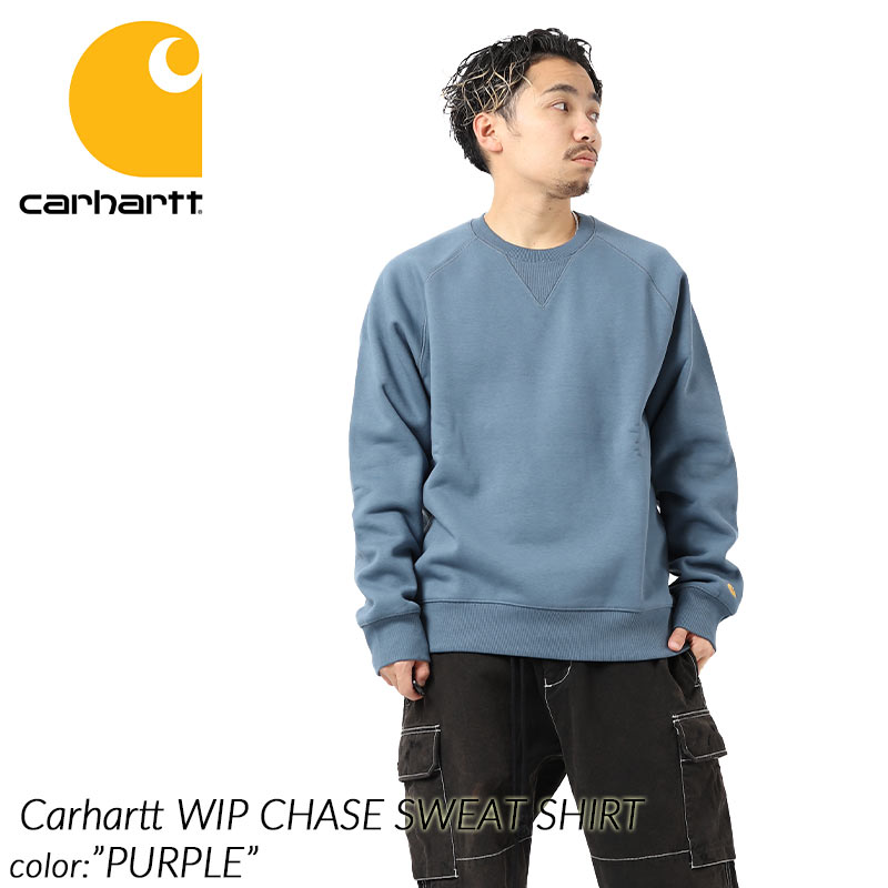 日本未発売 Carhartt WIP CHASE SWEAT SHIRT BLUE/GRAY カーハート 