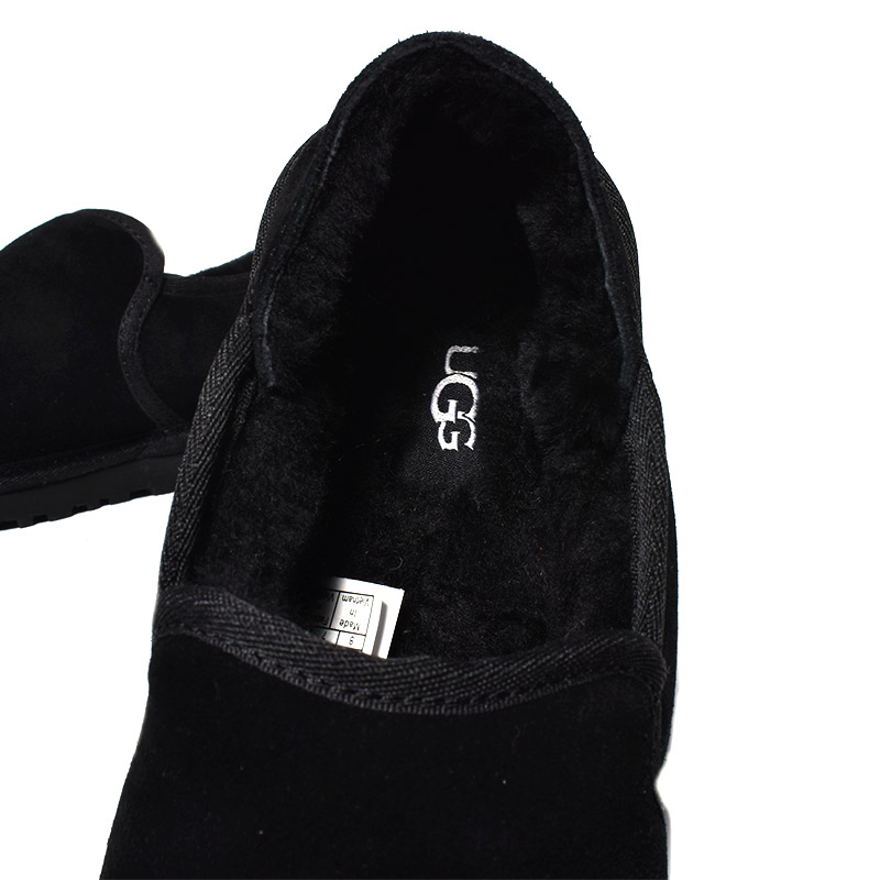UGG M KENTON BLACK アグ メンズ ケントン スリッポン スリッパ