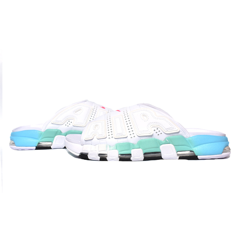 日本未発売 NIKE AIR MORE UPTEMPO SLIDE “White Mint Blue” ナイキ 