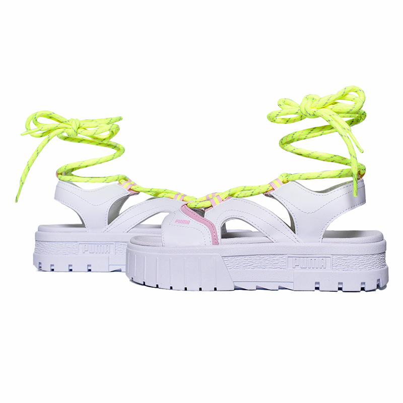 PUMA★MAYZE SANDAL WNS MISMATCHED★厚底★ホワイト系 Mayze Mismatched Women's Sandals | PUMA