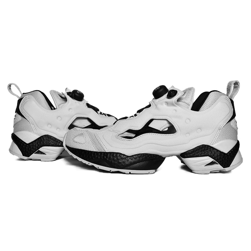 美品 Reebok インスタポンプフューリー スニーカー 25.5 黒 白 REEBOK INSTA PUMP FURY OG BLACK × WHITE リーボック インスタ