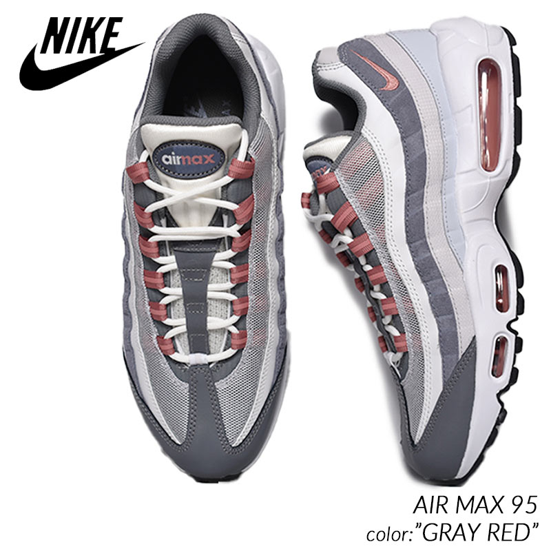 NIKE AIR MAX 95 GRAY RED DM0011 008 4896 PRECIOUS PLACE Yahoo