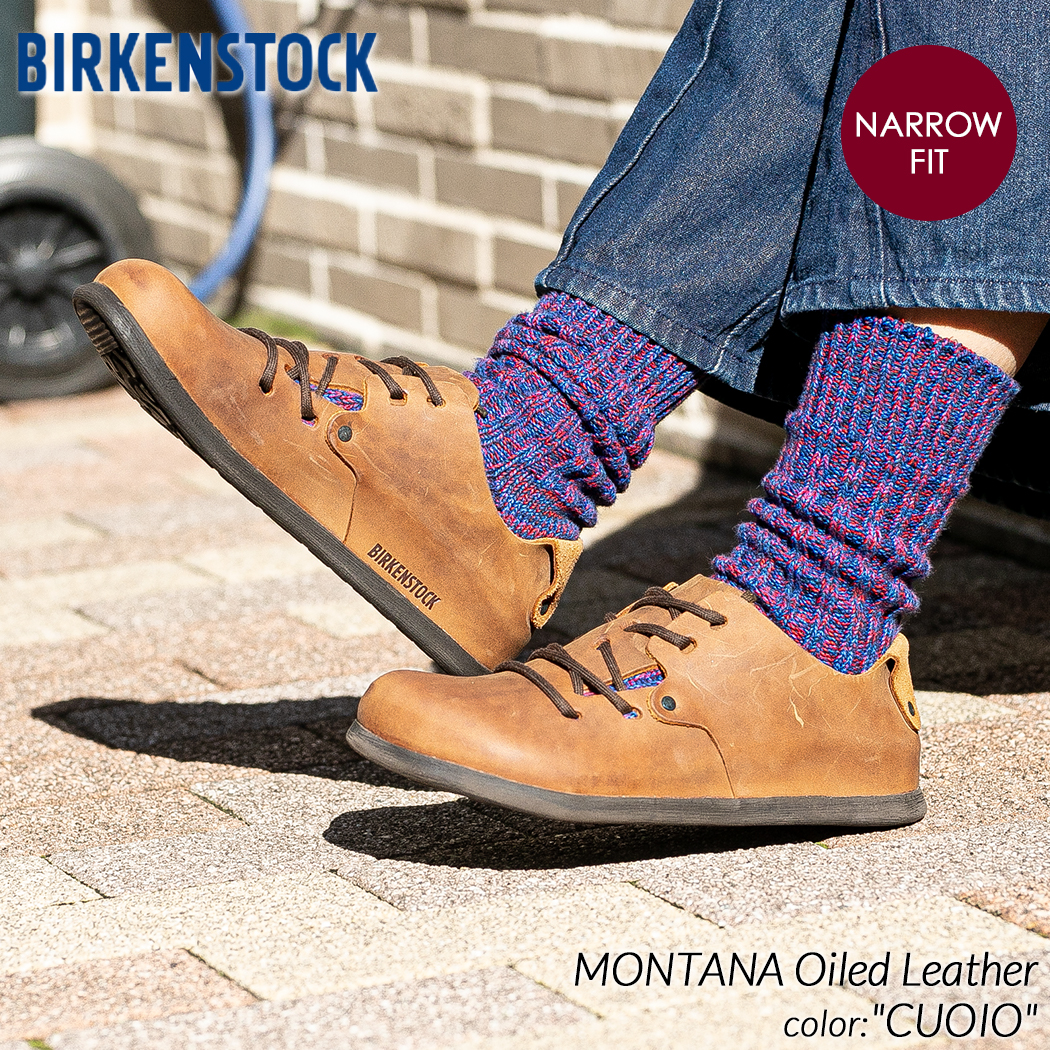 BIRKENSTOCK MONTANA Oiled Leather ( NARROW FIT ) CUOIO ビルケンシュトック モンタナ レザー  シューズ レディース レースアップ 1004851 : 5096 : PRECIOUS PLACE - 通販 - Yahoo!ショッピング