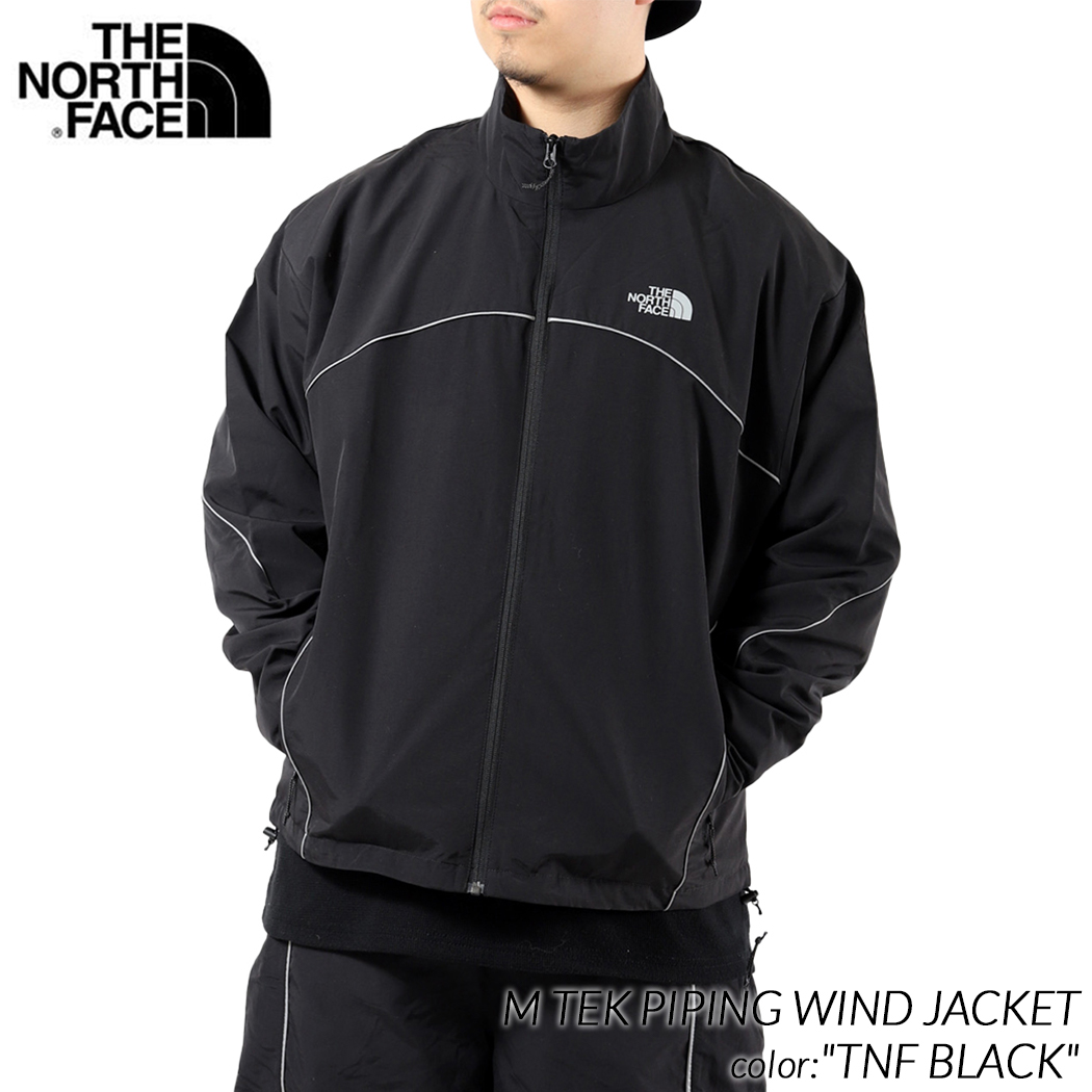 The North Face Tek Piping Zip-Up ウインドブレーカー ASOS The North Face Tek Piping wind jacket in black 160.00