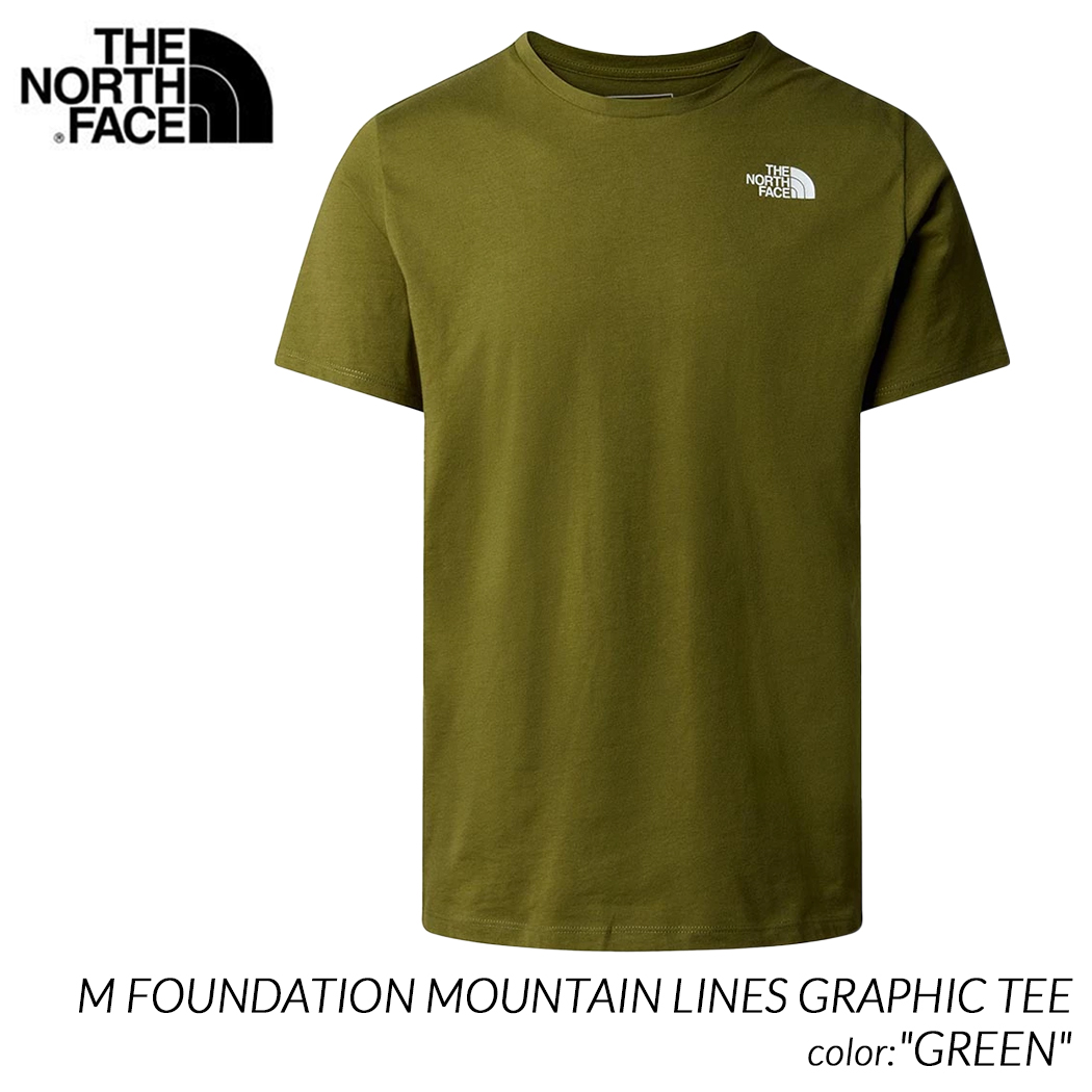 THE NORTH FACE 海外限定 M FOUNDATION MOUNTAIN LINES GRAPHIC
