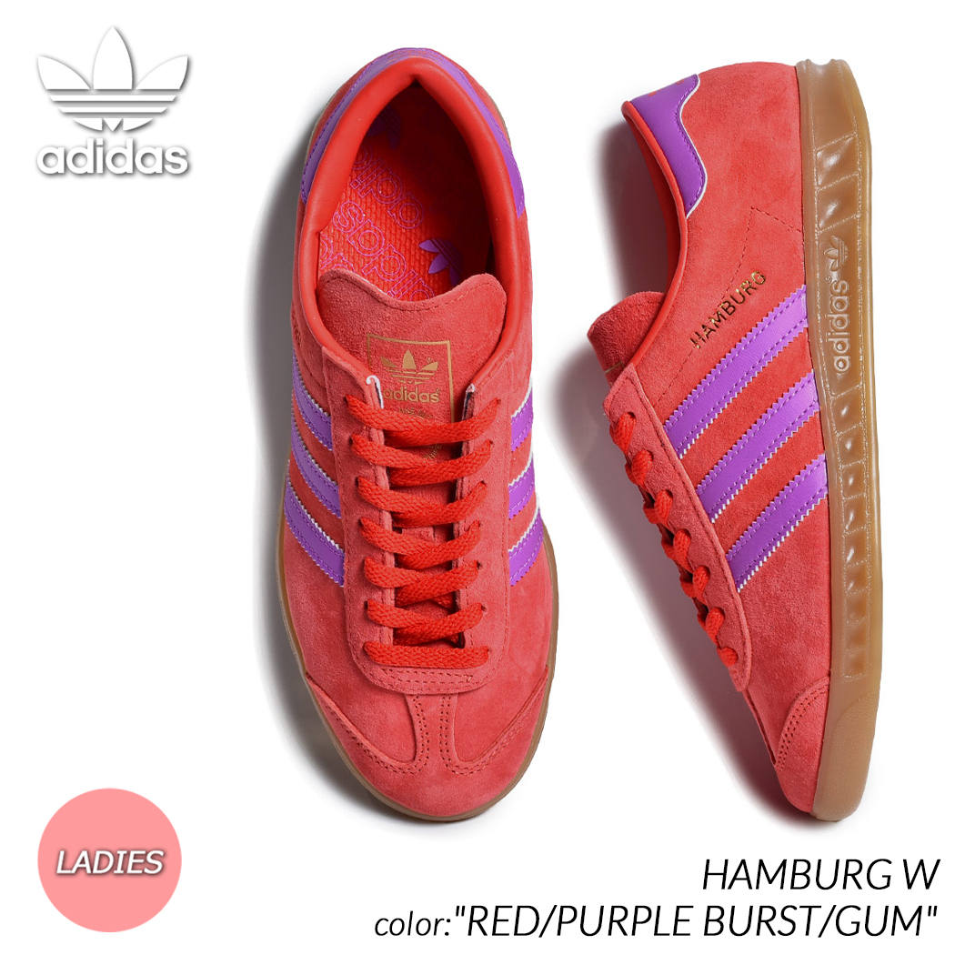 [ADIDAS] スニーカー ハンブルク HAMBIRG W ピンク/ライトブルー 2024年 6/10 発売】adidas Originals W HAMBURG “Bliss Pink
