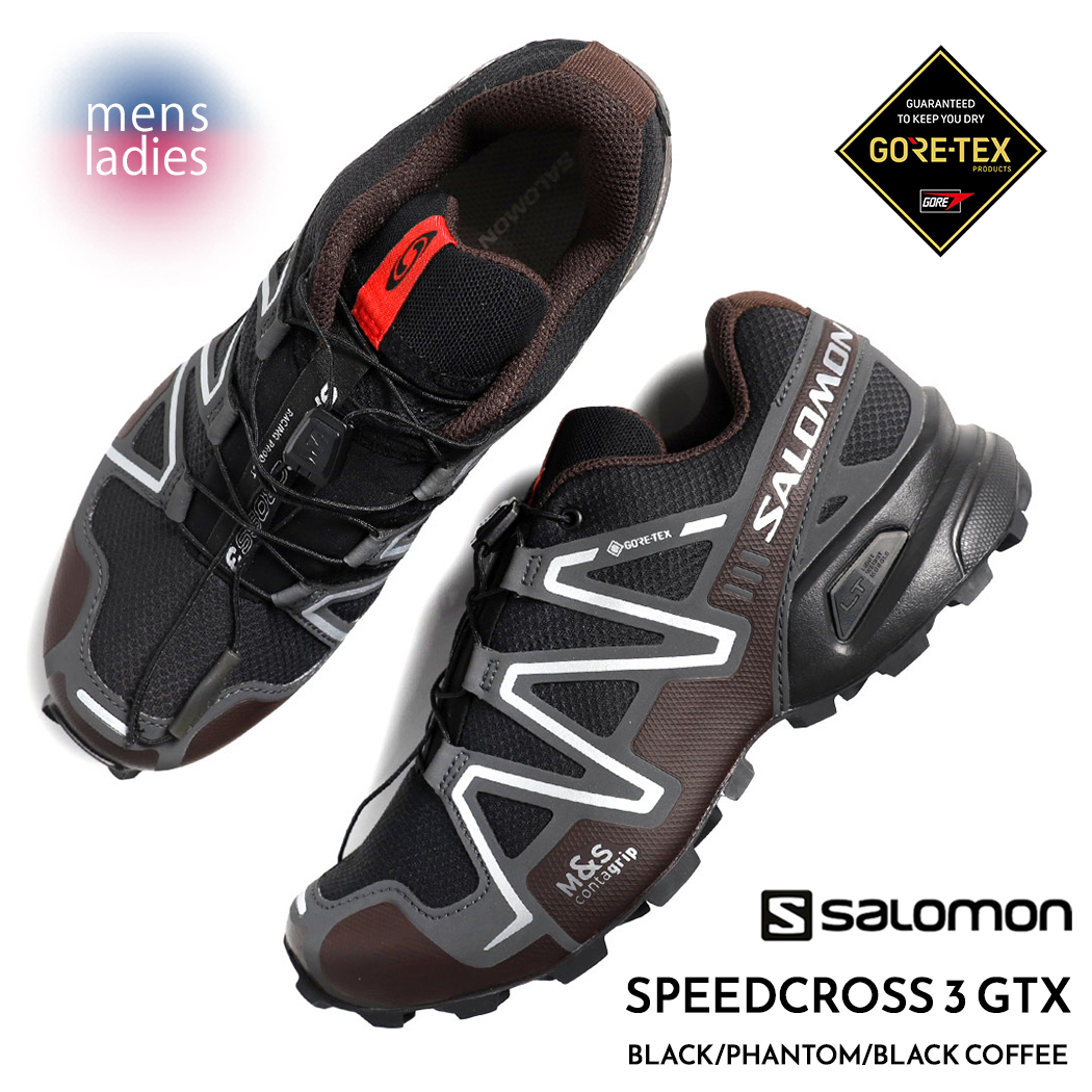 新品未使用！SALOMON SPEEDCROSS 3 ブラックスニーカー SALOMON SPEEDCROSS 3 Black / Ftw Silver / Black（サロモン
