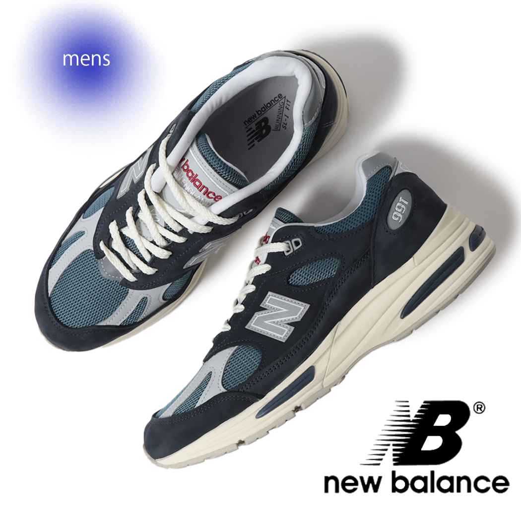 New Balance 991 ネイビー レザー　スニーカー　991gmc 28 New Balance 991 ネイビー レザー スニーカー 991gmc 28 - メルカリ