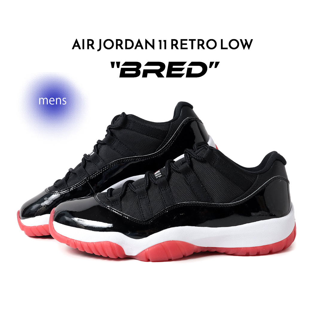 Jordan - Men - Retro 11 Low - Black/Varsity Royal/White – Nohble