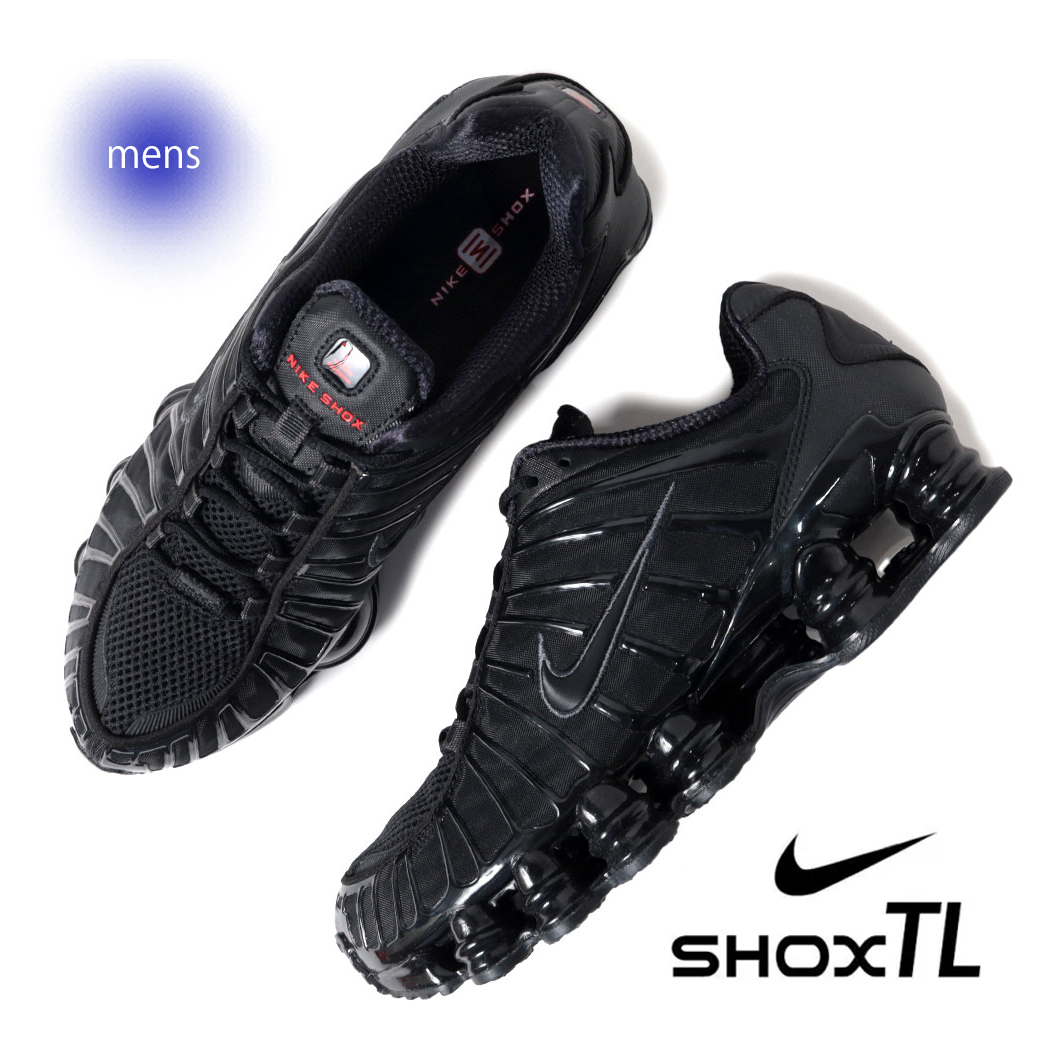 NIKE ナイキ ショックス スニーカー SHOX TL Black/Metallic
