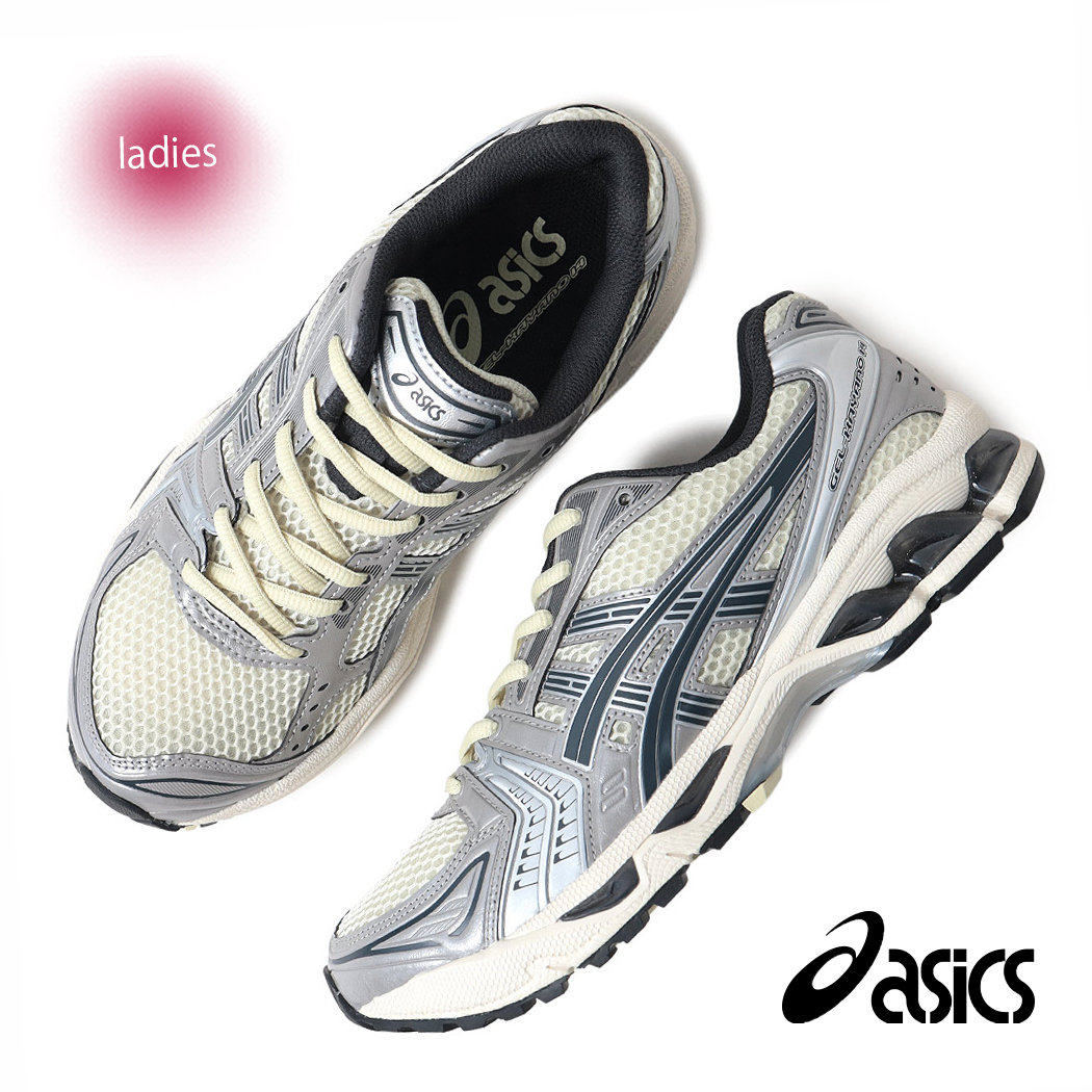 スニーカー ASICS Woman Sneakers Grey 1203A537 14 asics 25AW 7/24 GEL-KAYANO 14 WHITE/GRAPHITE GREY 1203A537