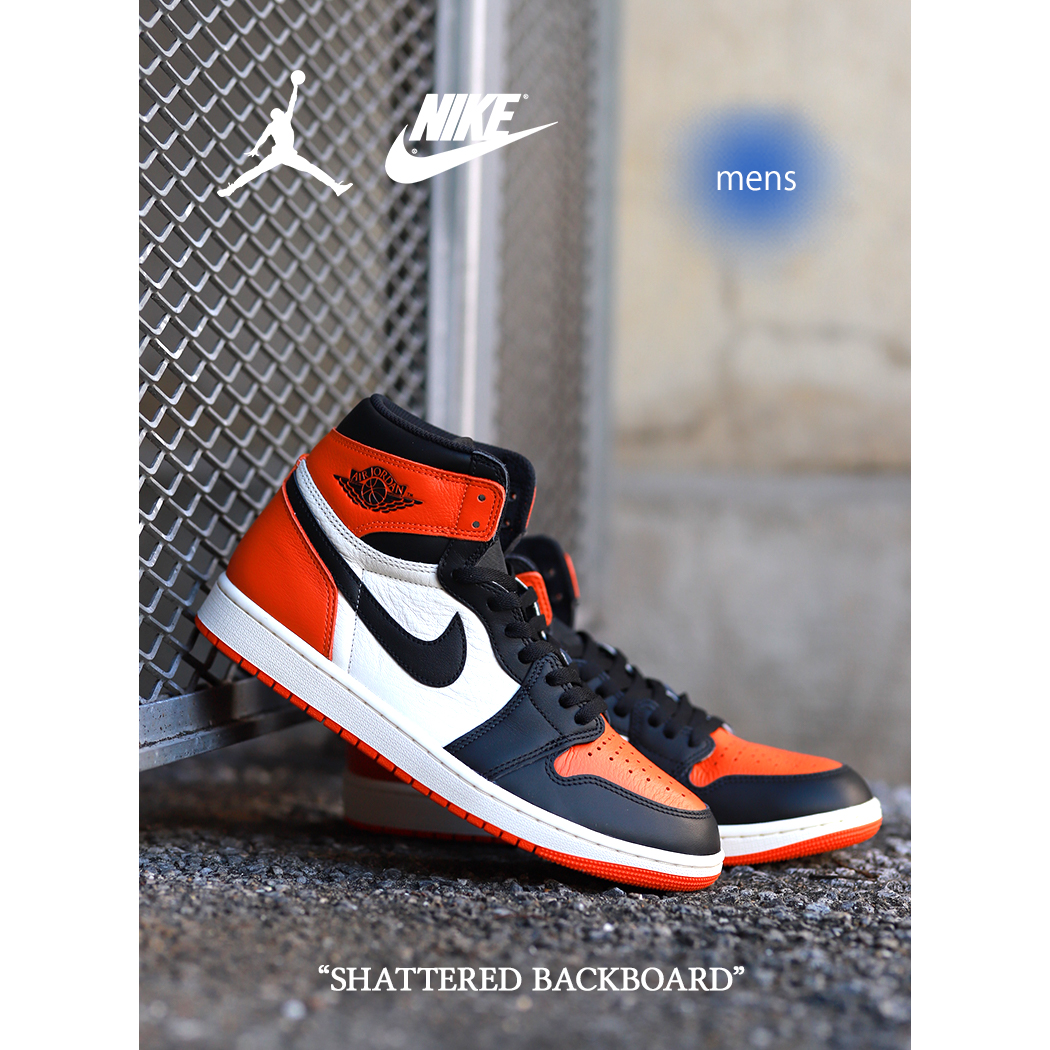ジョーダン1 HIGH OG Shattered Backboard シャタバ 7月12日発売/22日リストック｜人気の
