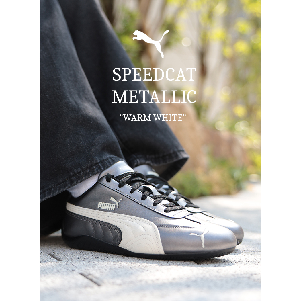 PUMA プーマ スピードキャット バレエ メタリック スニーカー　23.5 PUMA プーマ ウィメンズ スピードキャット バレエ メタリック