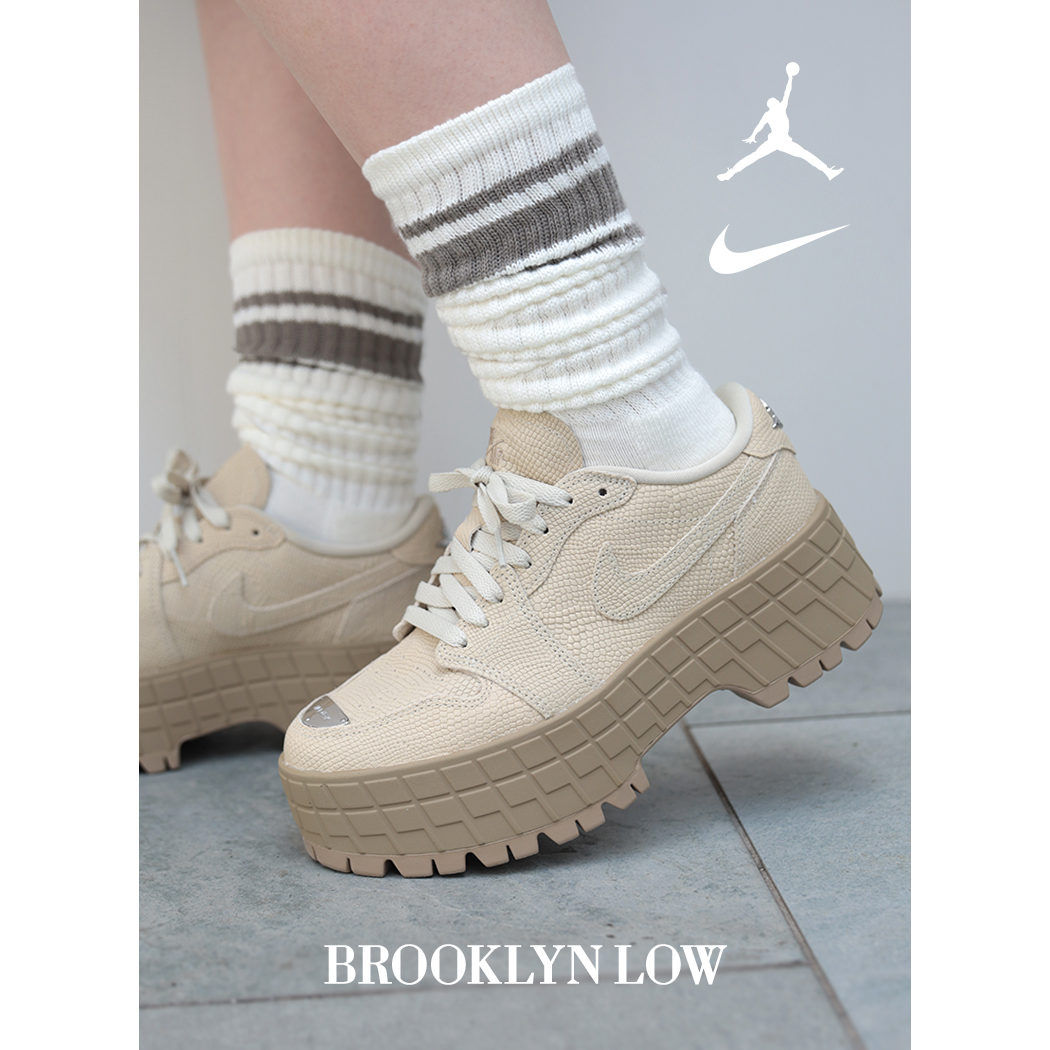 靴 Nike WMNS Air Jordan 1 Brooklyn Low 24.5 Air Jordan 1 Brooklyn Low Women's Shoes. Nike JP