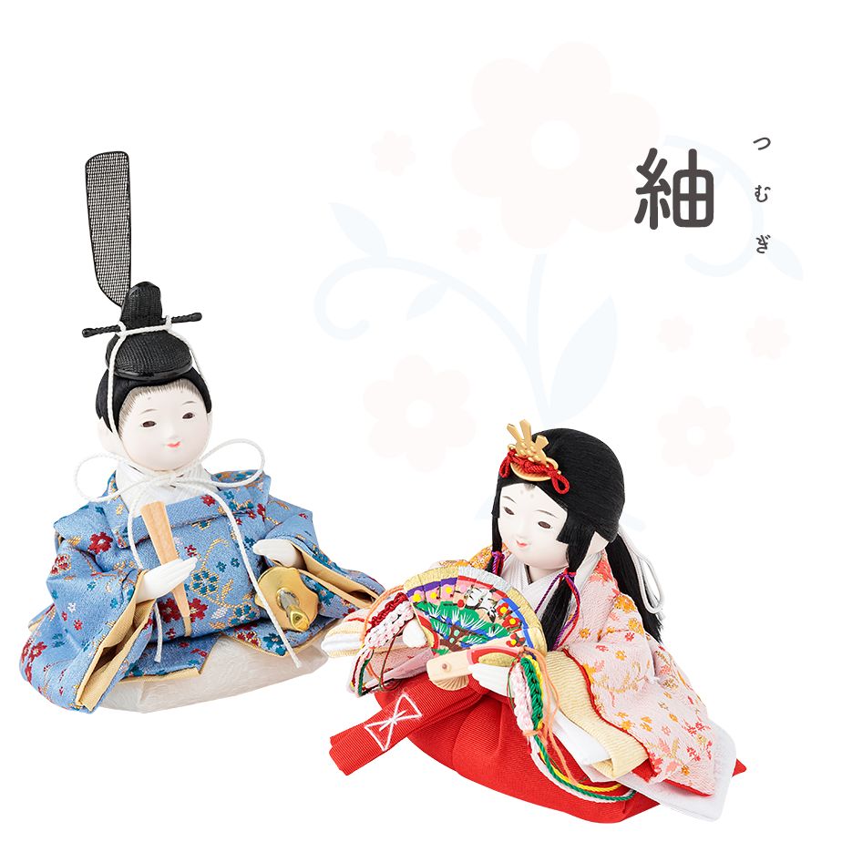雛人形　親王　お雛様(台なしです。) ぷりふあ 雛人形 コンパクト おしゃれ お雛様 衣 伝統和工芸 塗