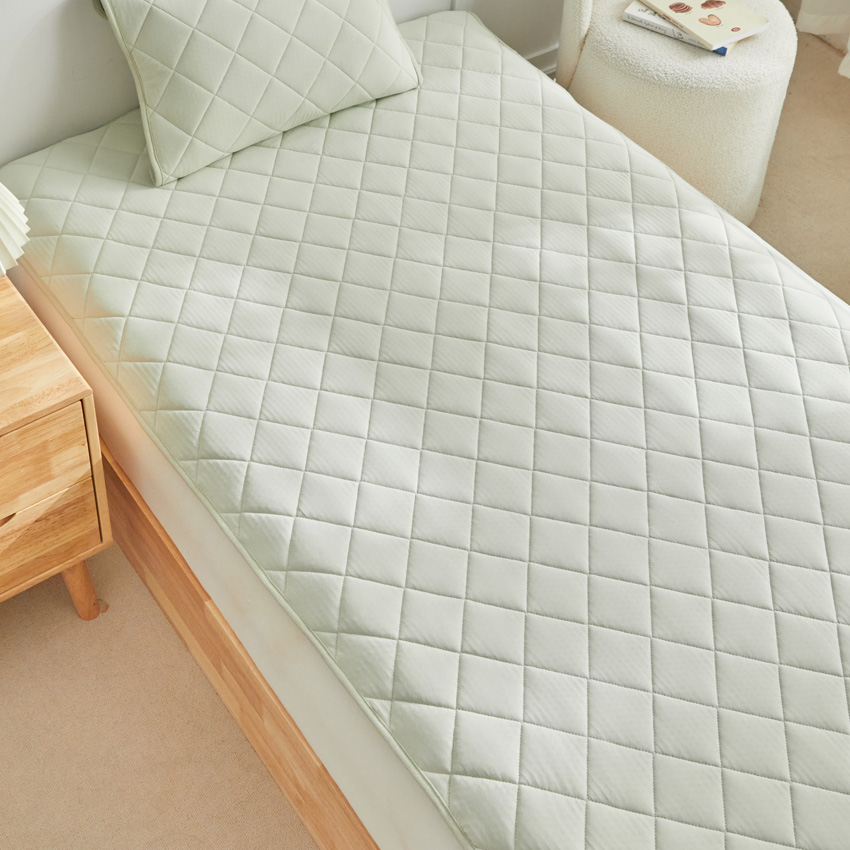 SLEEPSLEEP 敷きパッド 夏用 冷感 リバーシブル ダブル 140×200 洗える