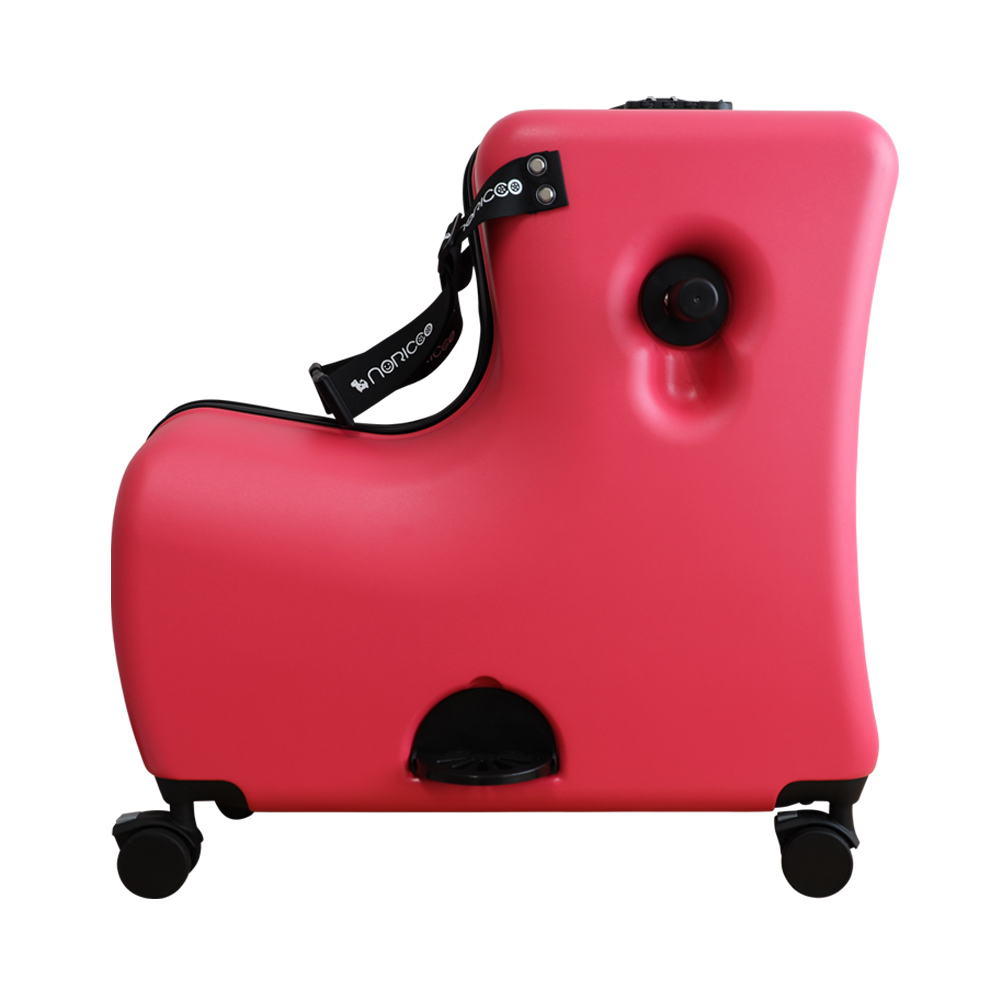 スーツケース Mサイズ 折りたたみ 子どもが乗れる キッズキャリー 乗れるキャリー キャリーバッグ 子供用 かわいい キャリーケース 軽量 大容量  NORICCO