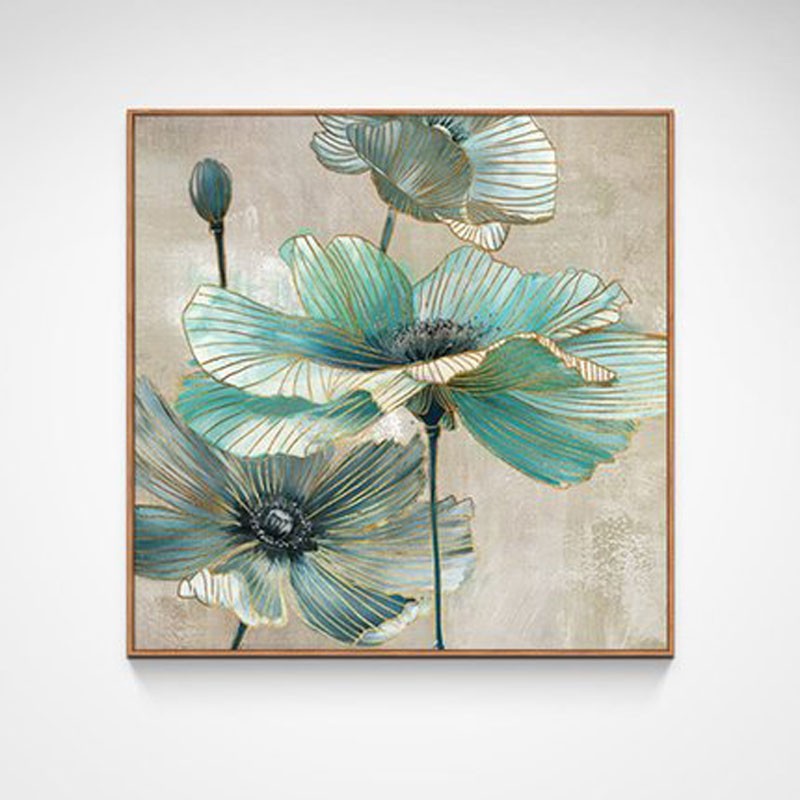 手描き油絵立体花飾り6