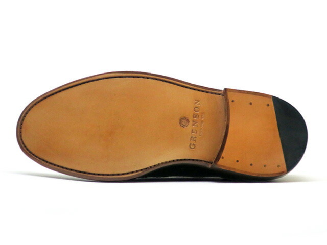 GRENSON（グレンソン） 靴 アーチー ウィングチップ ブラック カーフ