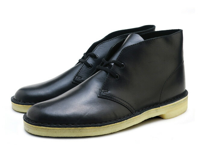 Clarks ブーツ ブラック レザー ジッパー ヒール スニーカー 26128792_1.jpg