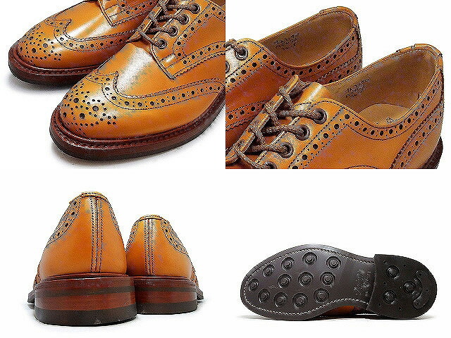 Tricker's（トリッカーズ） バートン カントリーブーツ ウィングチップ