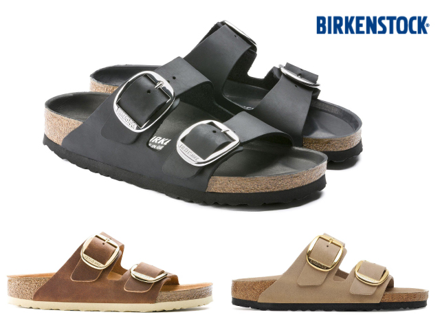 BIRKENSTOCK ブラウン サンダル 36 BIRKENSTOCK（ビルケンシュトック） アリゾナ ビッグバックル
